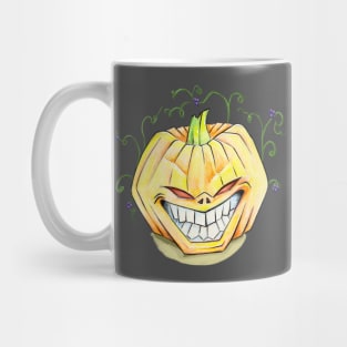 Evil pumpkin halloween Mug